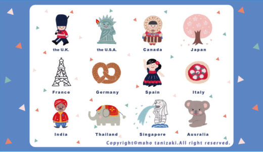 【Personal works】世界の国々(Countries of the World)